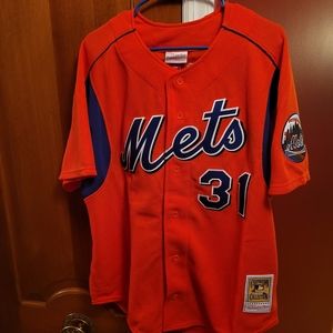 Authentic Mike Piazza Mitchell and Ness BP Jersey